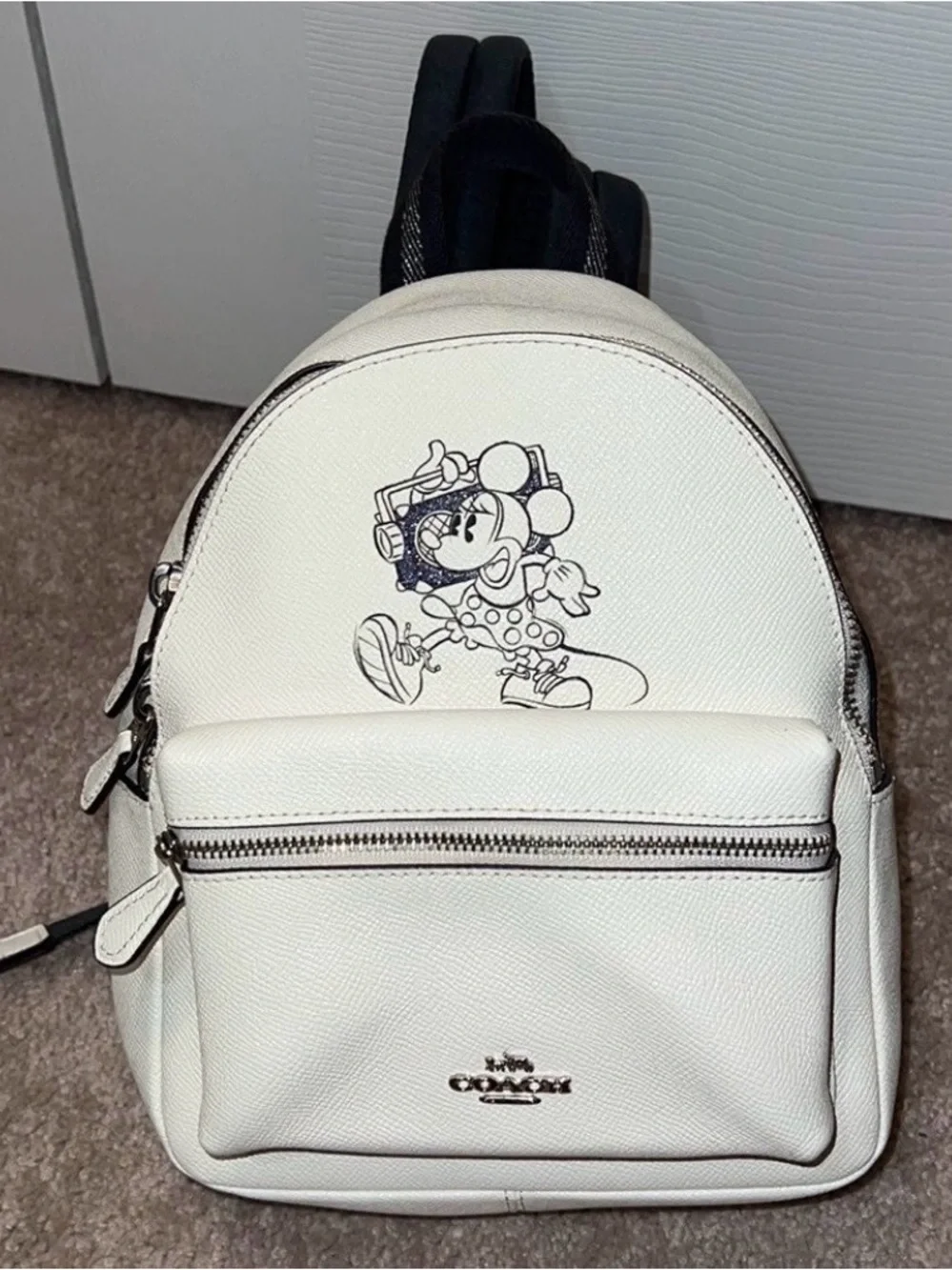 Coach x Minnie Mouse Mini Charlie Backpack Gently worn.